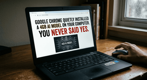 Google Chrome Installed a 4GB AI Model on Your PC Without Asking