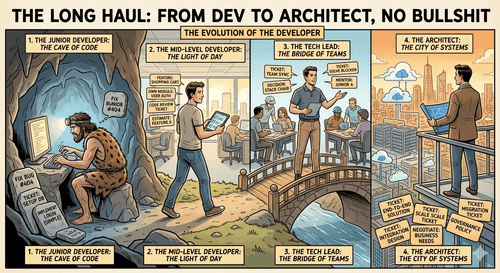 The Long Haul: From Dev to Architect, No Bullshit