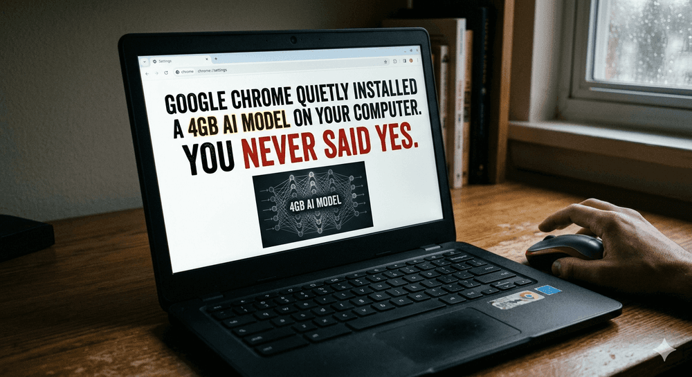 Google Chrome Installed a 4GB AI Model on Your PC Without Asking