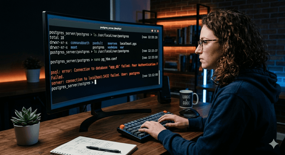 PostgreSQL Peer Authentication Failed Fix